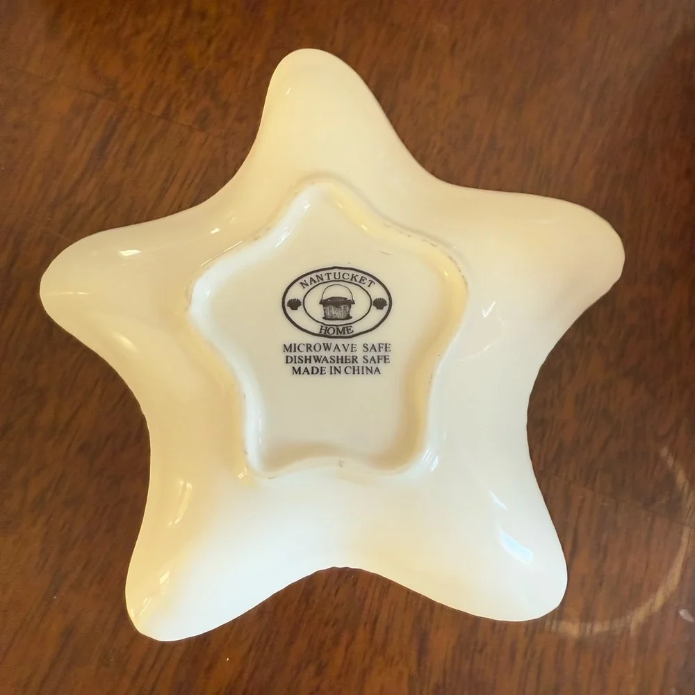 Starfish Jewelry Dish - Cream